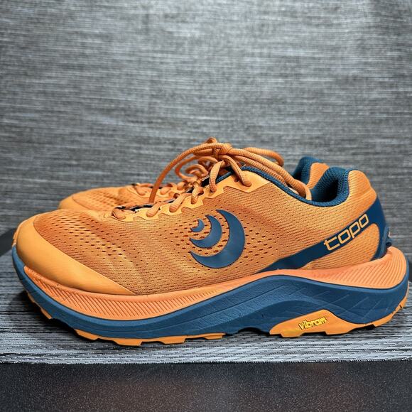 Topo Athletic Ultraventure 3 Trail Running Shoes Orange 5 mm drop Mens 10.5 - Picture 1 of 16